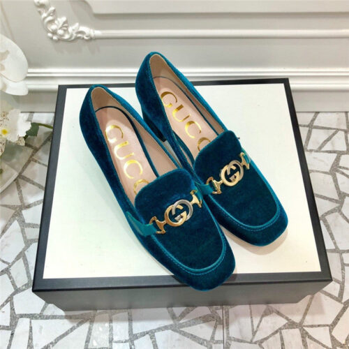High Quality Luxury Gucci Block Heel Sandals Shoes – Style 73203 product detail