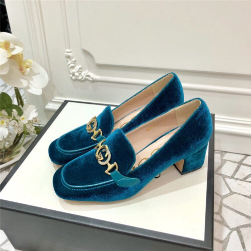 High Quality Luxury Gucci Block Heel Sandals Shoes – Style 73203