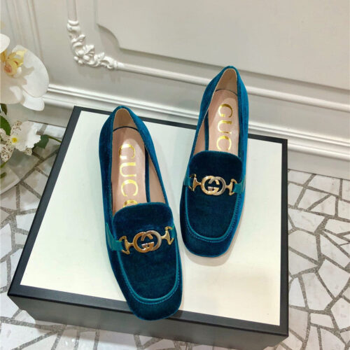 High Quality Luxury Gucci Block Heel Sandals Shoes – Style 73203 product detail