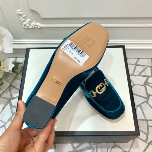 High Quality Luxury Gucci Block Heel Sandals Shoes – Style 73203 product detail