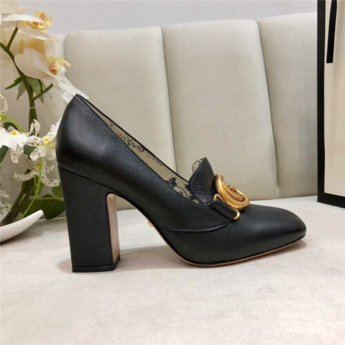 High Quality Luxury Gucci Block Heel Sandals Shoe product detail