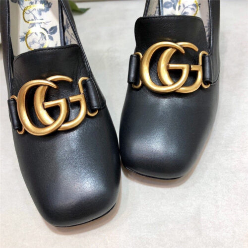 High Quality Luxury Gucci Block Heel Sandals Shoe product detail