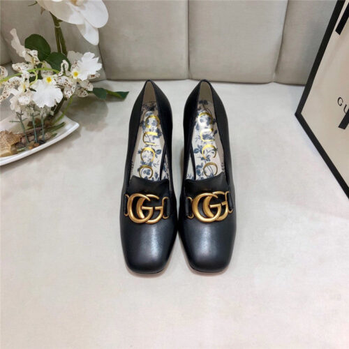 High Quality Luxury Gucci Block Heel Sandals Shoe product detail