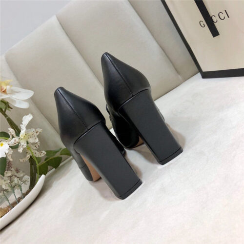 High Quality Luxury Gucci Block Heel Sandals Shoe product detail