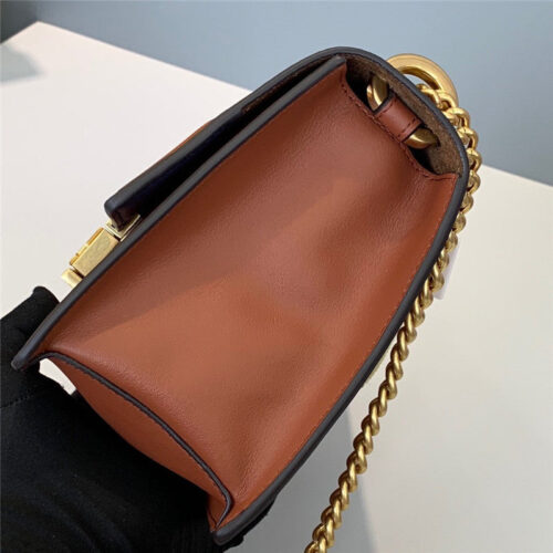 High Quality Luxury Fendi Natural Kani All Shine Bag Brown product detail