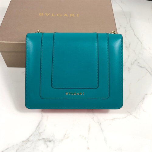 High Quality Luxury Bvlgari Serpenti Chain Shoulder Bag – Turquoise product detail