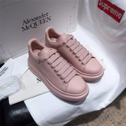 High Quality Luxury Alexander McQueen Mcq Sneakers Pink
