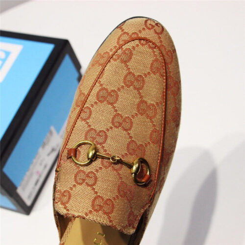 High Quality Luxury Gucci Princetown Leather Tiger Slipper Canvas GG product detail