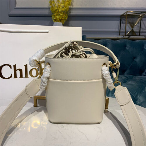 High Quality Luxury Chloe Roy Bucket Bag White product detail