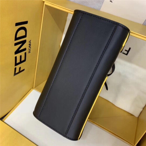 High Quality Luxury Fendi Peekaboo Bag Black product detail