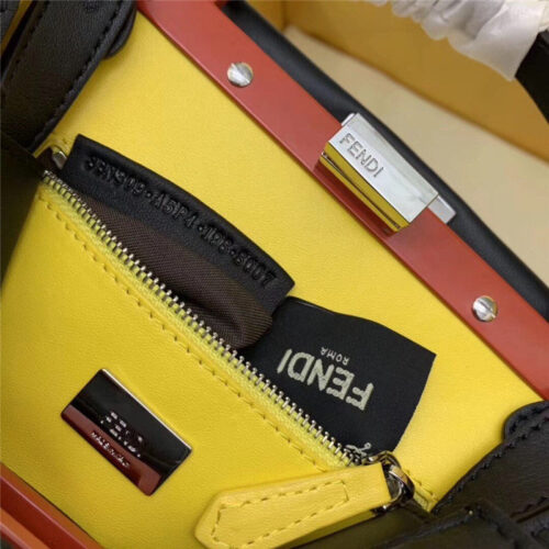 High Quality Luxury Fendi Peekaboo Bag Black product detail