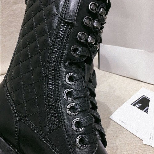 High Quality Luxury Chanel Leather Boots Shoes – Style 64742 product detail