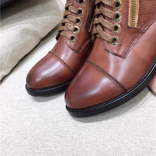 High Quality Luxury Chanel Leather Boots Shoes product detail