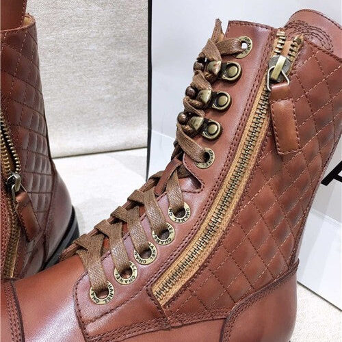 High Quality Luxury Chanel Leather Boots Shoes product detail