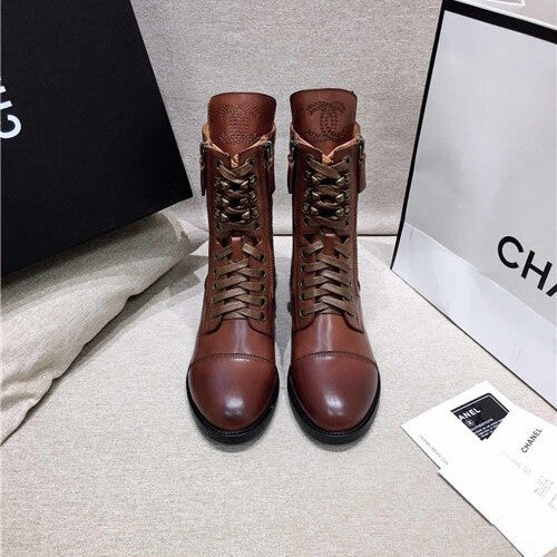 High Quality Luxury Chanel Leather Boots Shoes product detail