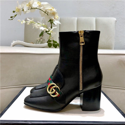 High Quality Luxury Gucci GG Ankle Boots