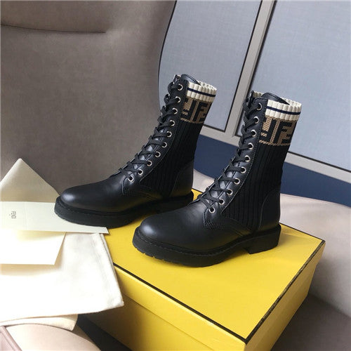 High Quality Luxury Fend Rockoko FF Boots – Style 37363 alternate view