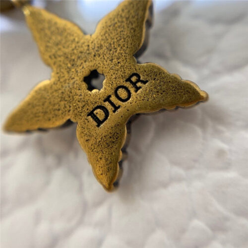 High Quality Luxury Dior Chain Necklace Gold product detail