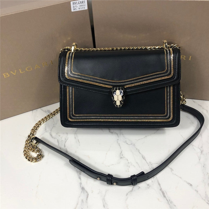 High Quality Luxury Bvlgari Serpenti Diamond Blast Chain Bag – 16 Cm product detail