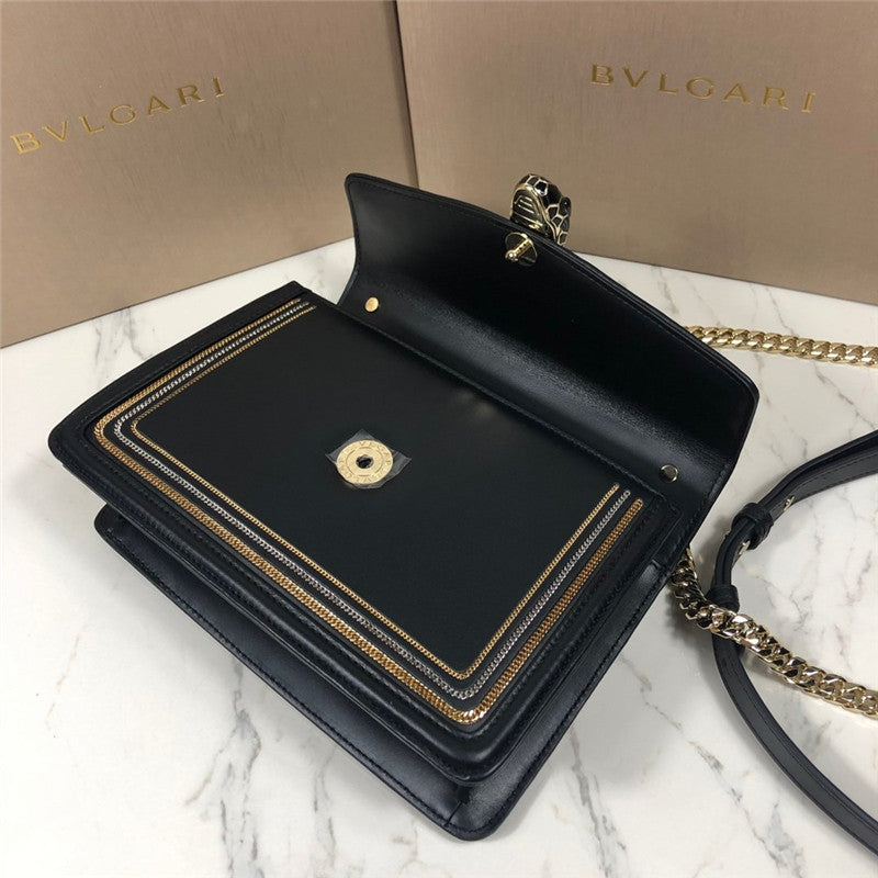 High Quality Luxury Bvlgari Serpenti Diamond Blast Chain Bag – 16 Cm product detail