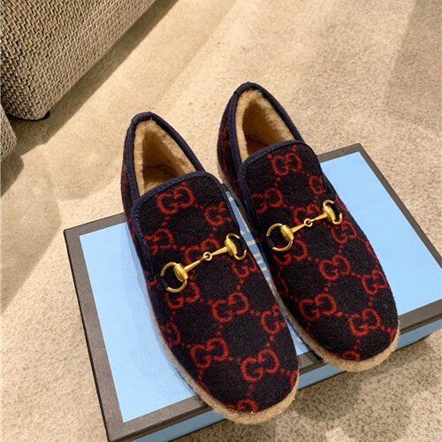 High Quality Luxury Gucci Fria GG Wool-Blend Ankle Boots – Style 83059 alternate view