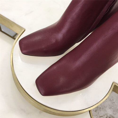 High Quality Luxury Jimmy Choo Minori 85 Ankle Boots In Red product detail