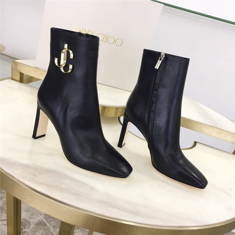 High Quality Luxury Jimmy Choo Minori 85 Ankle Boots