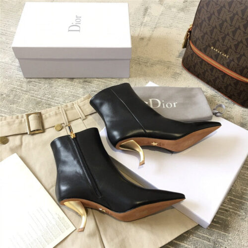 High Quality Luxury Christian Dior Tartan Ankle  Booties Boots product detail