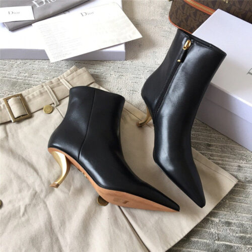 High Quality Luxury Christian Dior Tartan Ankle  Booties Boots product detail