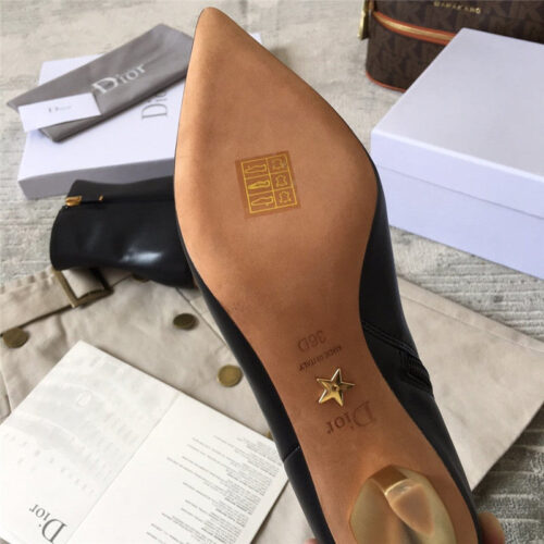 High Quality Luxury Christian Dior Tartan Ankle  Booties Boots product detail