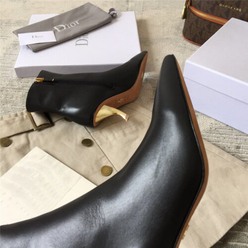High Quality Luxury Christian Dior Tartan Ankle  Booties Boots product detail