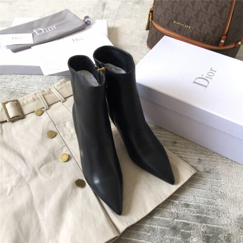High Quality Luxury Christian Dior Tartan Ankle  Booties Boots product detail