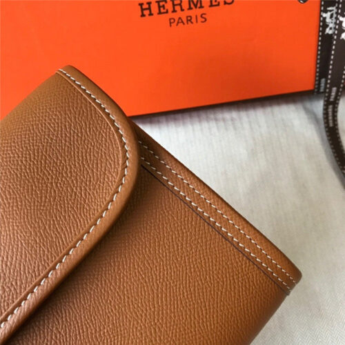High Quality Luxury Hermes Jige Elan 29 Clutch Bag Brown product detail
