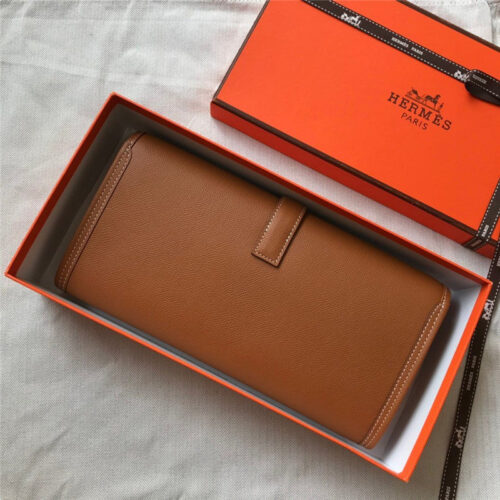 High Quality Luxury Hermes Jige Elan 29 Clutch Bag Brown product detail