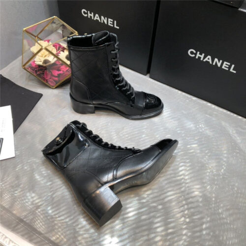 High Quality Luxury Chanel Martin Boots – Style 67878 alternate view