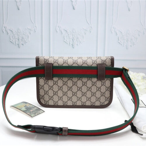 High Quality Luxury Gucci Camel GG Supreme Neo Vintage Belt Bag product detail