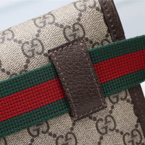 High Quality Luxury Gucci Camel GG Supreme Neo Vintage Belt Bag product detail
