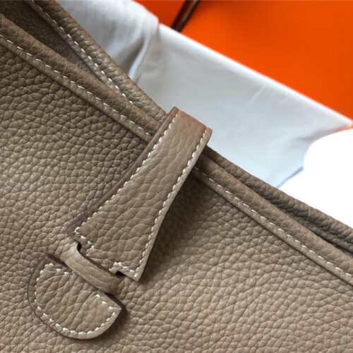 High Quality Luxury Hermes Evelyne 28 Women Bag Gray product detail