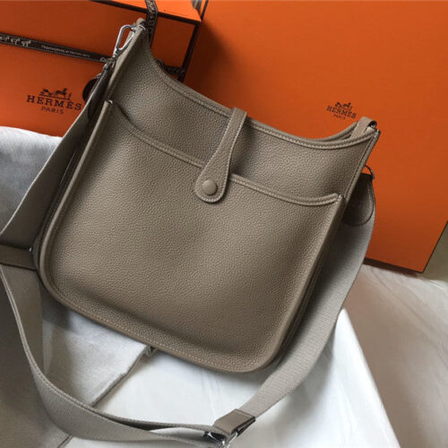 High Quality Luxury Hermes Evelyne 28 Women Bag Gray product detail