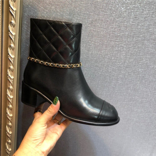 High Quality Luxury Chanel Black Boots Shoes product detail