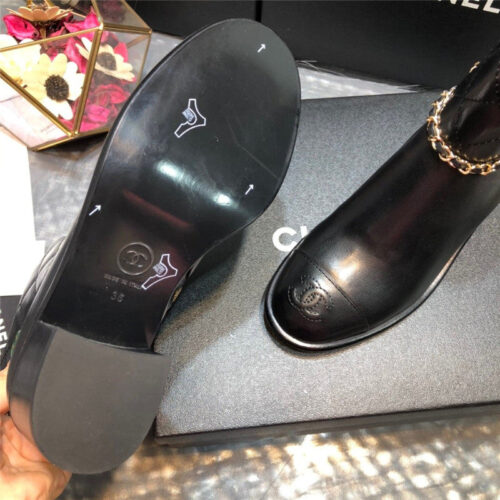 High Quality Luxury Chanel Black Boots Shoes product detail