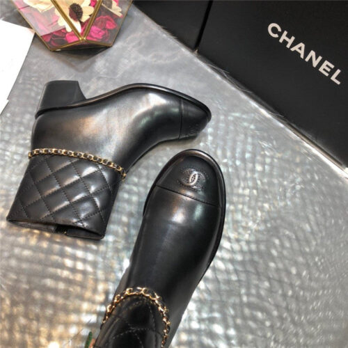 High Quality Luxury Chanel Black Boots Shoes product detail