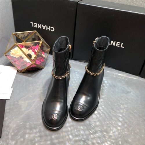 High Quality Luxury Chanel Black Boots Shoes product detail