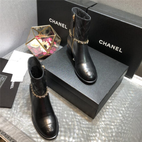 High Quality Luxury Chanel Black Boots Shoes product detail
