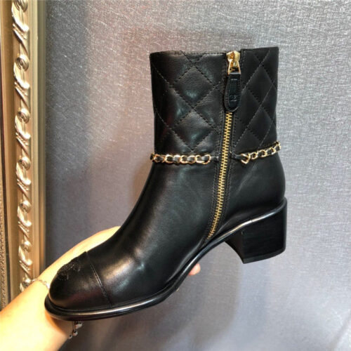 High Quality Luxury Chanel Black Boots Shoes product detail