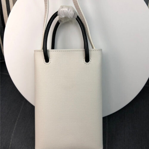 High Quality Luxury Balenciaga Shopping Phone Pouch Shoulder Bag – Style 29942 alternate view