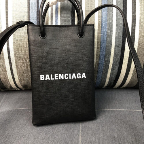 High Quality Luxury Balenciaga Shopping Phone Pouch Shoulder Bag