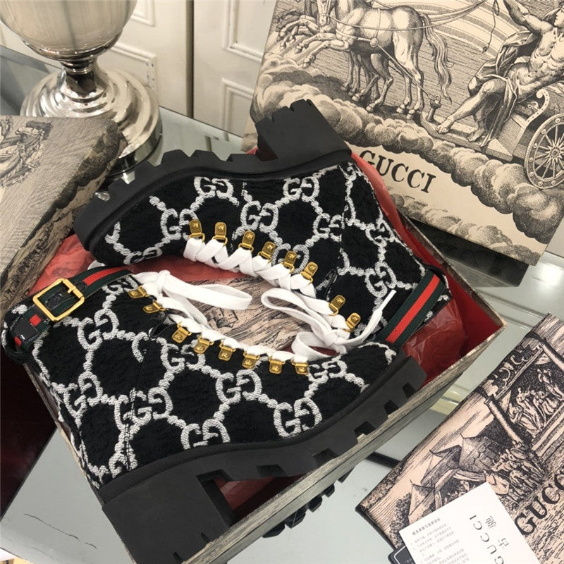 High Quality Luxury Gucci Ankle Boots – Style 59699 product detail
