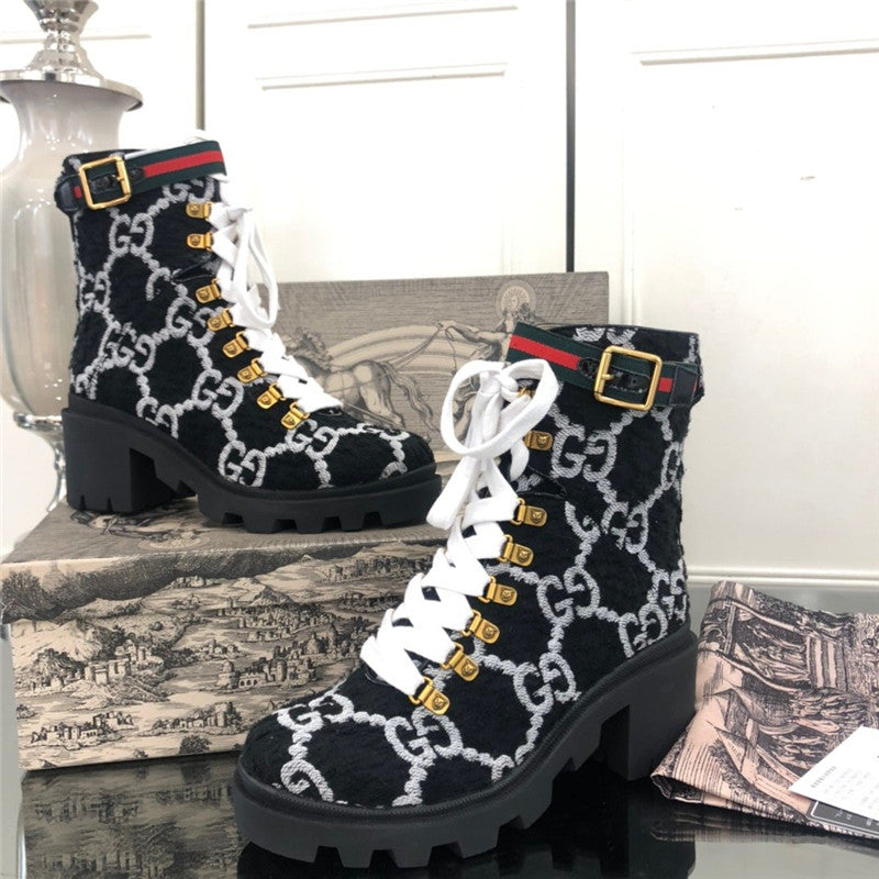High Quality Luxury Gucci Ankle Boots – Style 59699 product detail