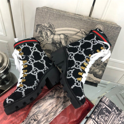 High Quality Luxury Gucci Ankle Boots – Style 59699 product detail